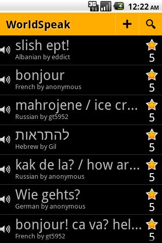 WorldSpeak Android Books & Reference