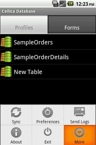 Wireless Database Viewer Plus Android Business