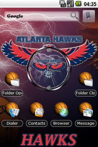 Atlanta Hawks themes Android Personalization
