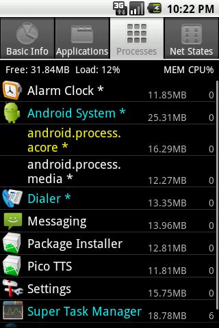 Super Task Manager Android Tools