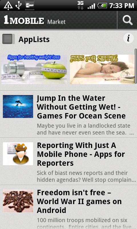 1Mobile Market Android News & Magazines