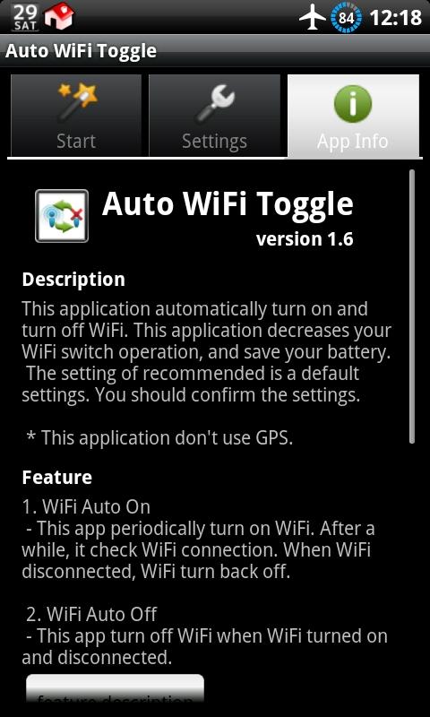 Auto WiFi Toggle Android Productivity