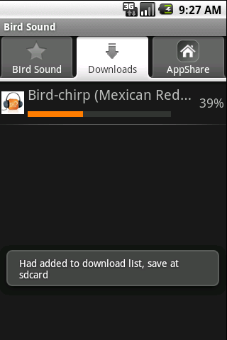 Bird Sound Android Health & Fitness