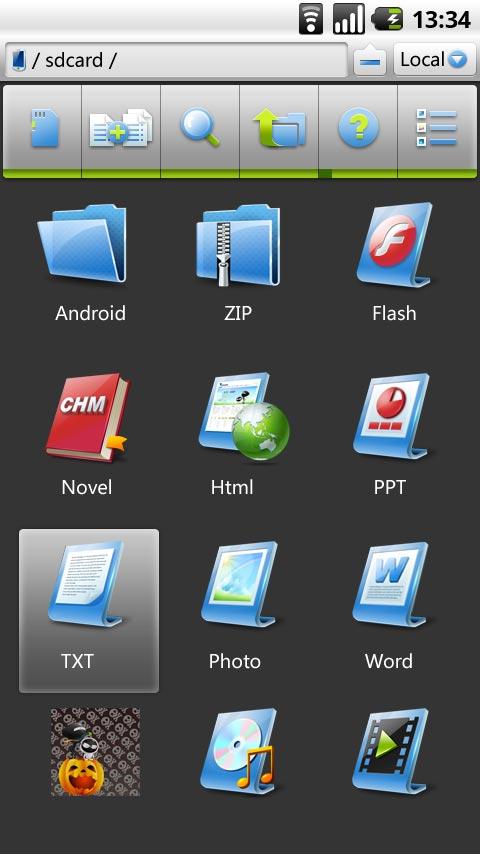 EStrongs File Explorer Android Tools