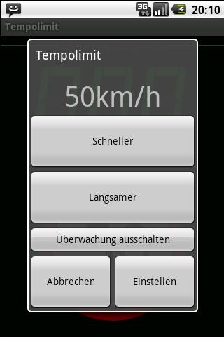 Tempolimit Speed Guard Android Travel & Local