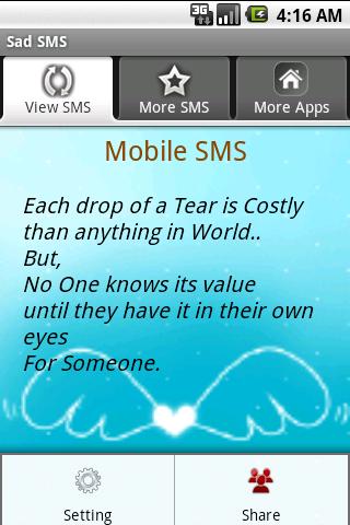 Sad SMS