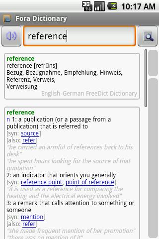 Fora Dictionary Android Books & Reference