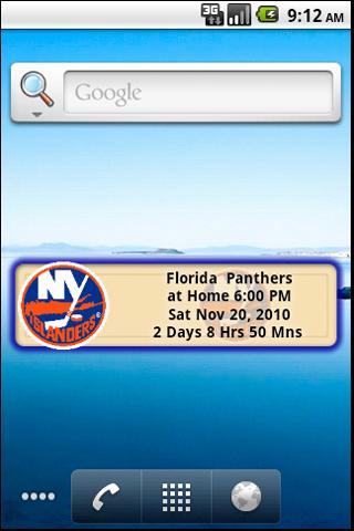 NY Islanders Countdown Android Sports