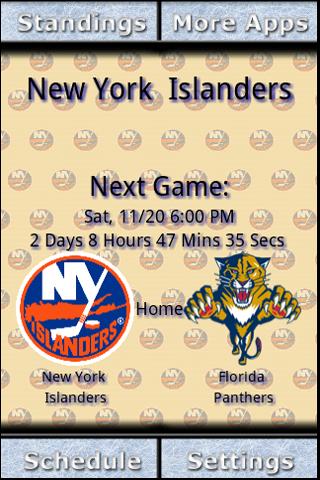 NY Islanders Countdown Android Sports