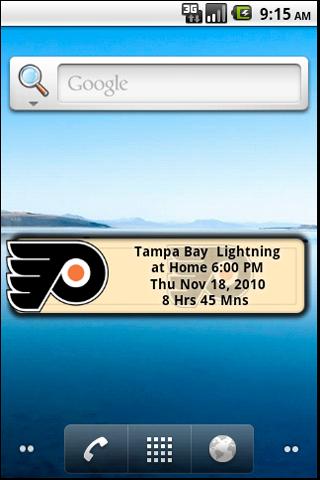 Philadelphia Flyers Countdown Android Sports