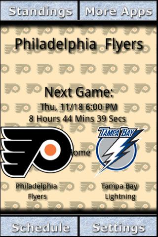 Philadelphia Flyers Countdown Android Sports