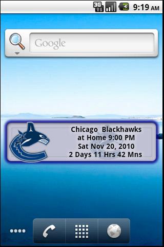 Vancouver Canucks Countdown Android Sports