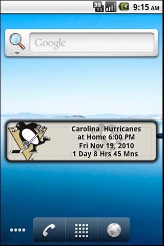 Pittsburgh Penguins Countdown Android Sports