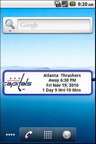 Washington Capitals Countdown