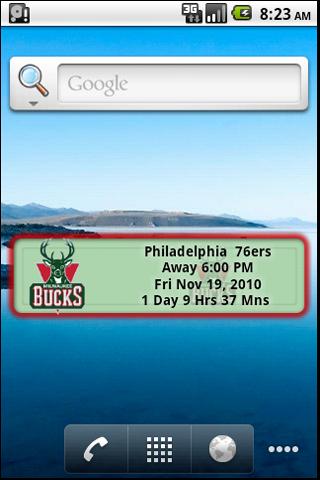 Milwaukee Bucks Countdown Android Sports