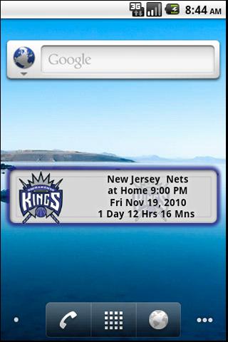 Sacramento Kings Countdown Android Sports