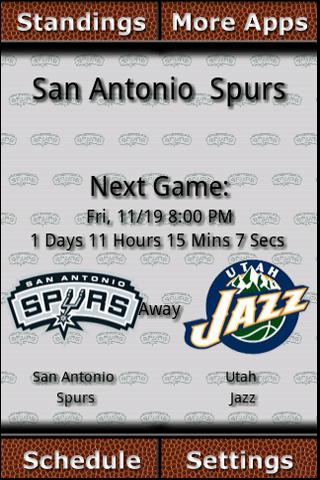 San Antonio Spurs Countdown Android Sports