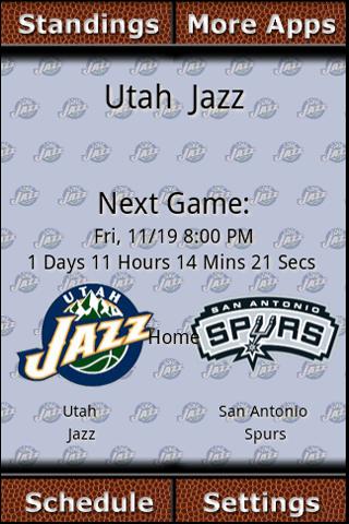Utah Jazz Countdown Android Sports