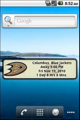 Anaheim Ducks Countdown Android Sports