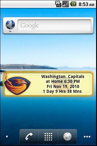 Atlanta Thrashers Countdown Android Sports