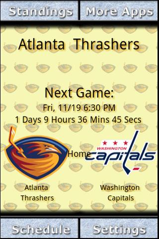 Atlanta Thrashers Countdown Android Sports
