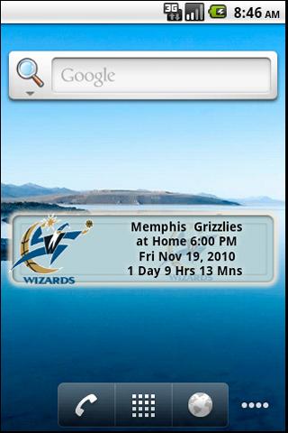 Washington Wizards Countdown Android Sports