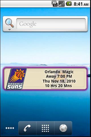 Phoenix Suns Countdown Android Sports