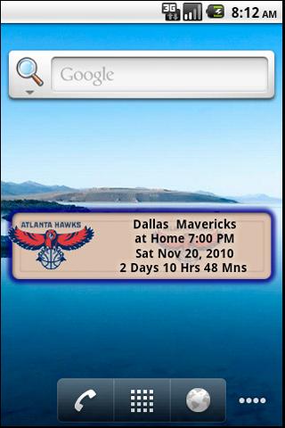 Atlanta Hawks Countdown Android Sports