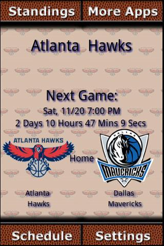 Atlanta Hawks Countdown Android Sports
