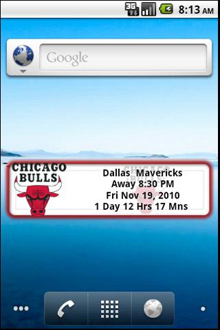 Chicago Bulls Countdown Android Sports