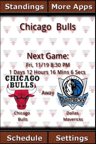 Chicago Bulls Countdown Android Sports