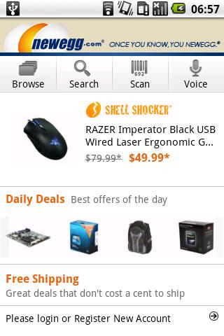 Newegg Mobile Android Shopping
