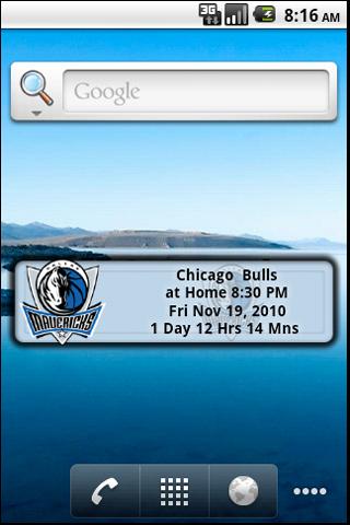 Dallas Mavericks Countdown Android Sports