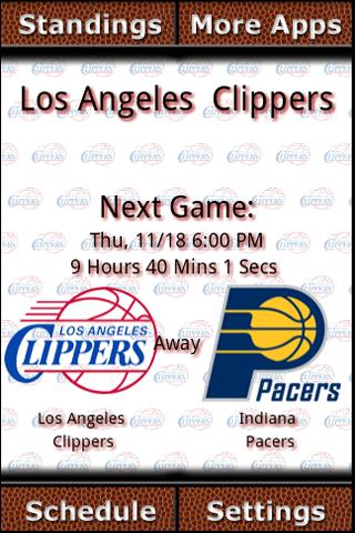 LA Clippers Countdown Android Sports