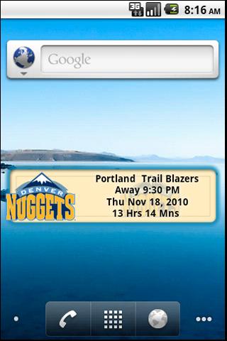 Denver Nuggets Countdown Android Sports