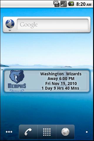 Memphis Grizzlies Countdown Android Sports