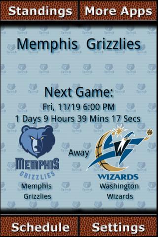 Memphis Grizzlies Countdown Android Sports