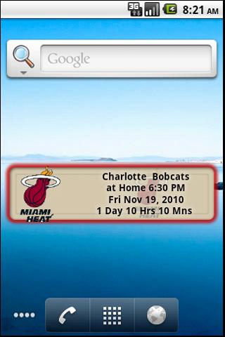 Miami Heat Countdown Android Sports