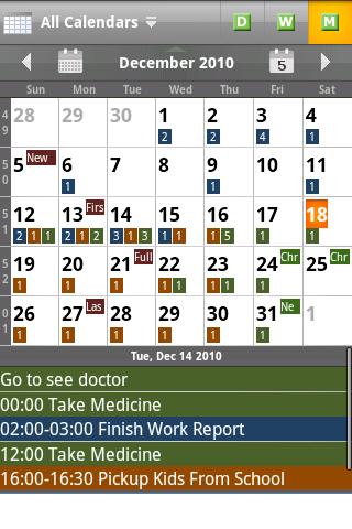 Checkmark Calendar Android Productivity