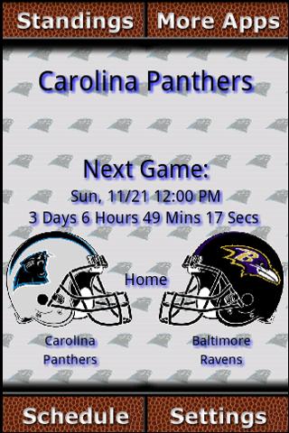 Carolina Panthers Countdown