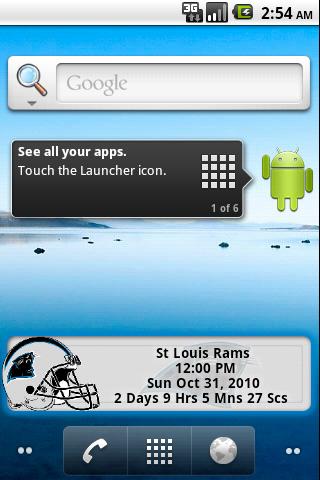 Carolina Panthers Countdown Android Sports