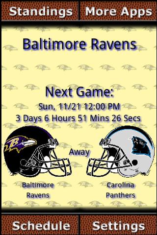 Baltimore Ravens Countdown