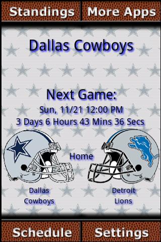Dallas Cowboys Countdown Android Sports