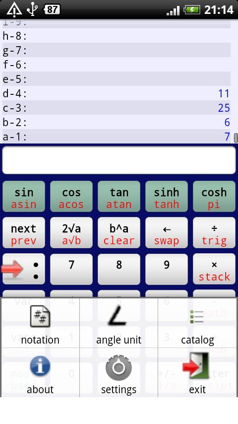 Droid RPN Calculator Android Tools