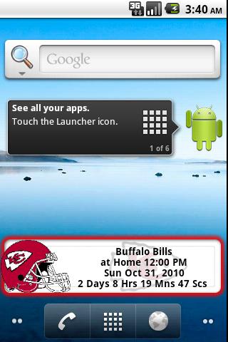 Kansas City Chiefs Countdown Android Sports