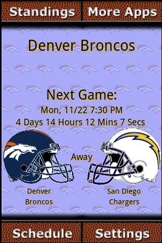 Denver Broncos Countdown Android Sports