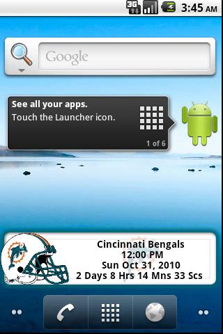 Miami Dolphins Countdown Android Sports