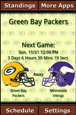 Green Bay Packers Countdown Android Sports