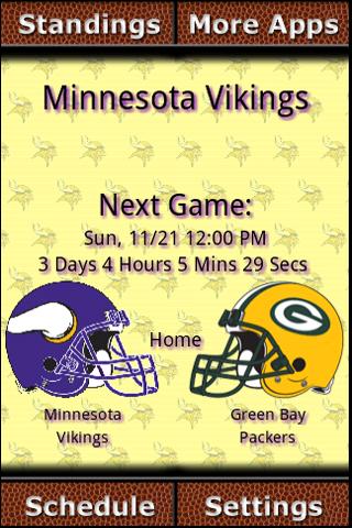 Minnesota Vikings Countdown