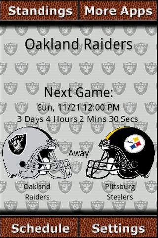 Oakland Raiders Countdown Android Sports